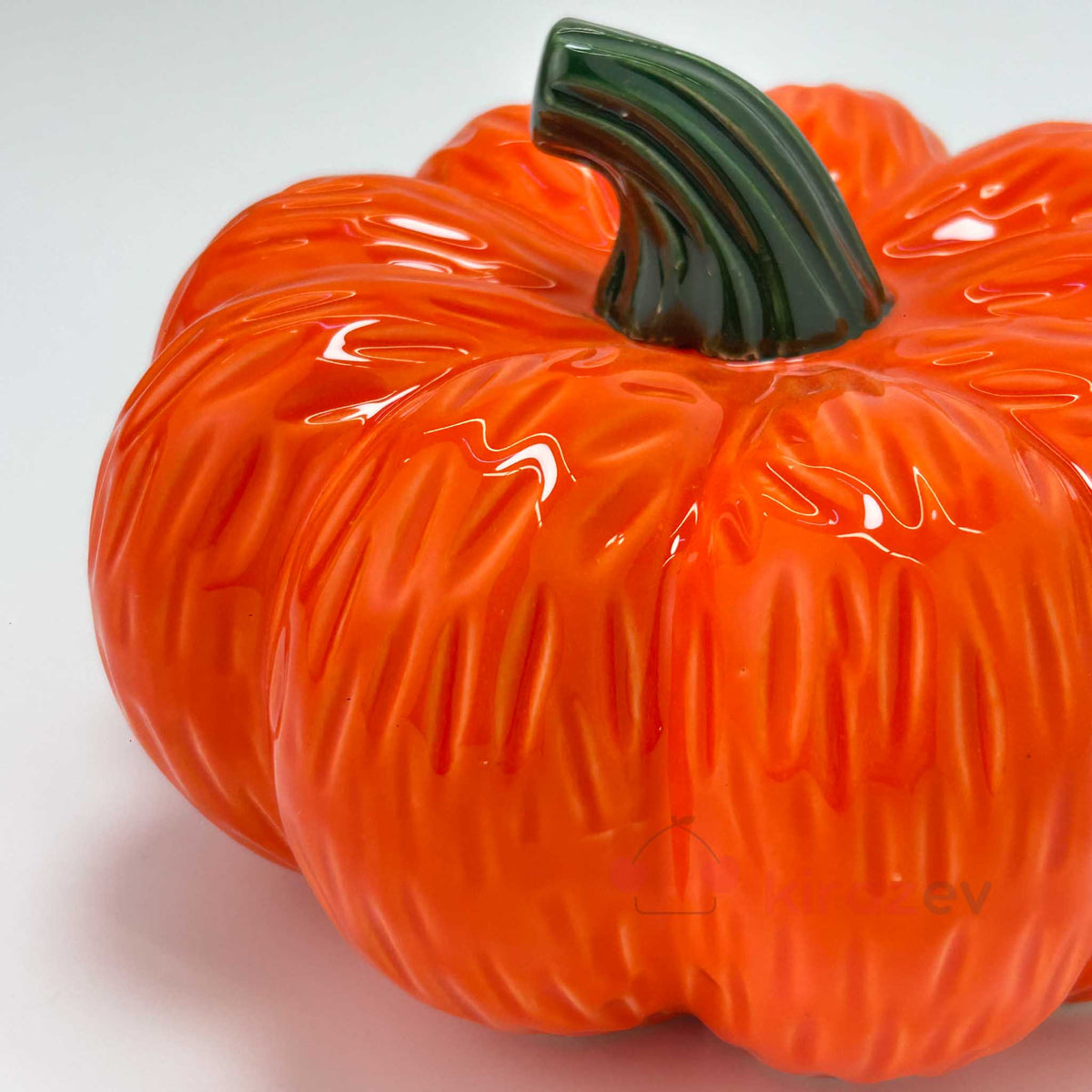 Dekoratif Seramik Kabak Turuncu Büyük Boy