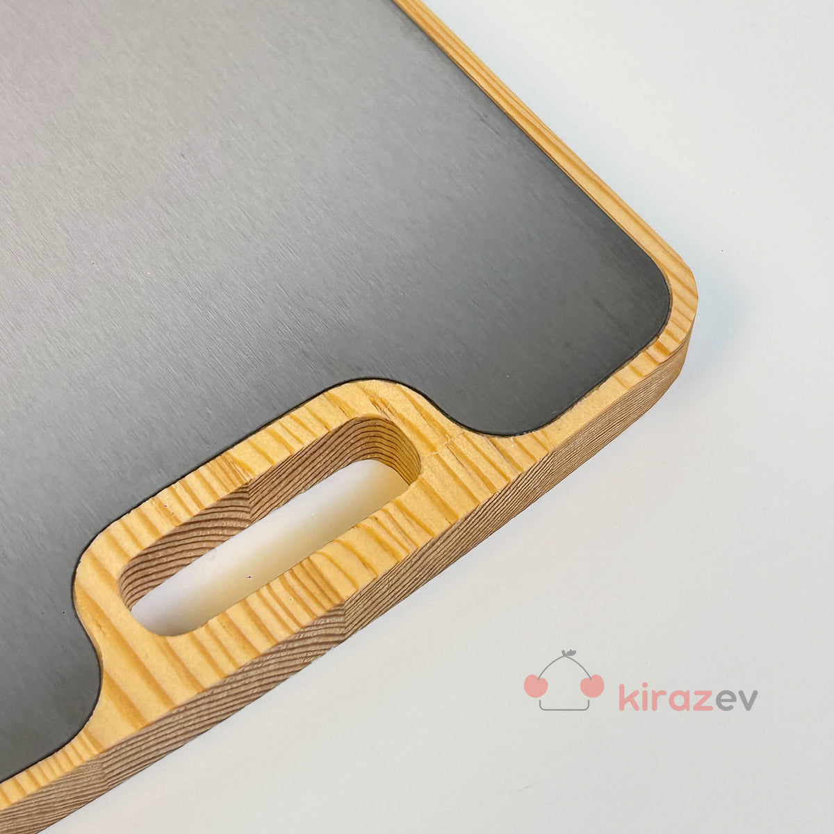 Dikdörtgen Kulplu Ahşap-Çelik Kesme Panosu