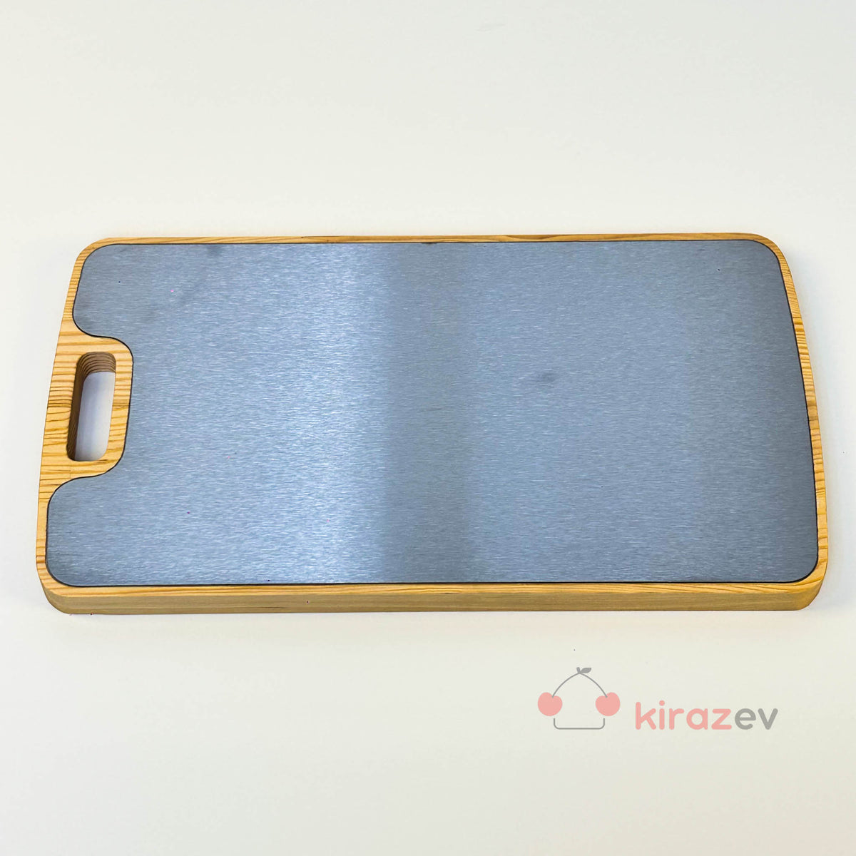 Dikdörtgen Kulplu Ahşap-Çelik Kesme Panosu