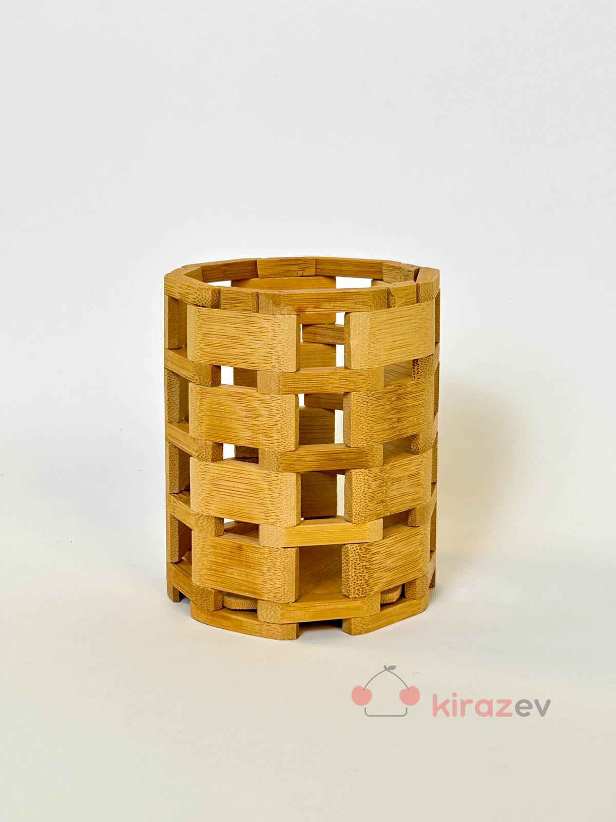 Doğal Bambu Kaşıklık 13x10 cm