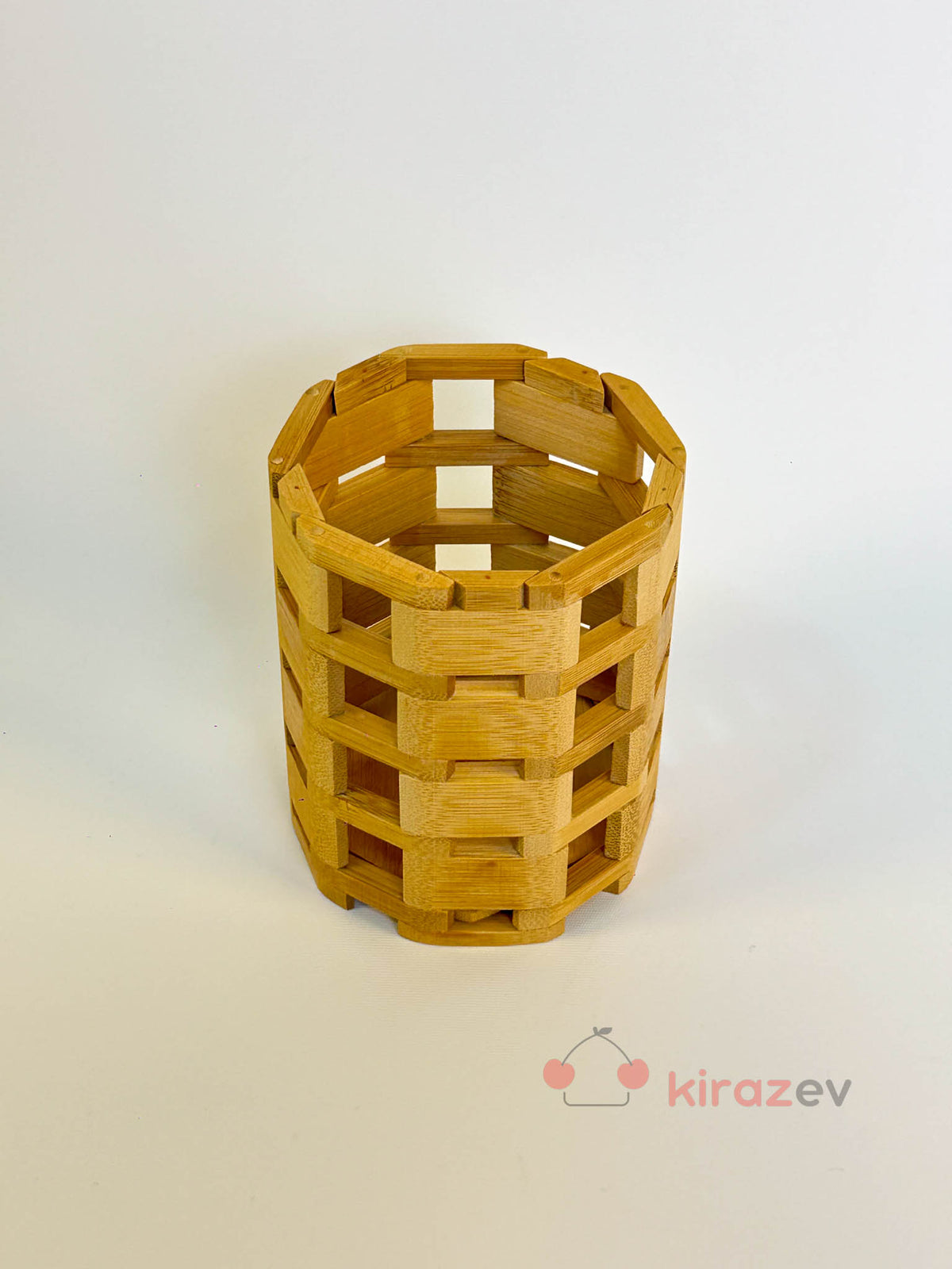 Doğal Bambu Kaşıklık 13x10 cm