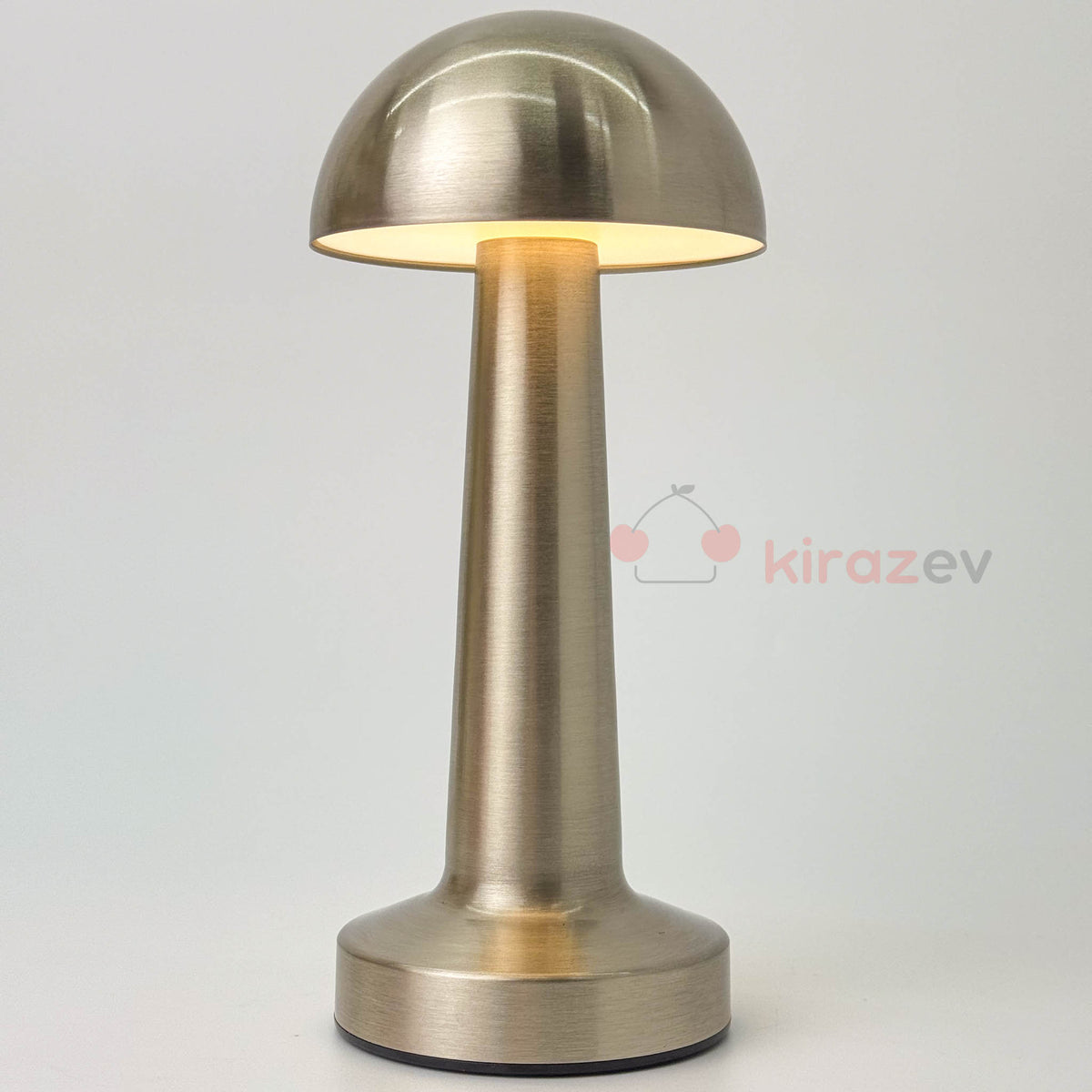 Dokunmatik 3 Modlu Şarjlı Mantar Lamba Gümüş