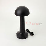 Dokunmatik 3 Modlu Şarjlı Mantar Lamba Siyah