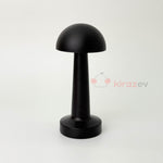 Dokunmatik 3 Modlu Şarjlı Mantar Lamba Siyah
