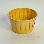 Düz Kraft Yuvarlak Muffin Kapsülü 24’lü – Fırına Dayanıklı