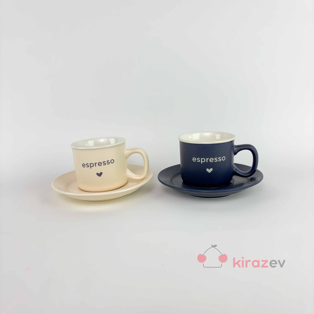 Espresso Fincan Takımı - 2'li Minimal Seramik