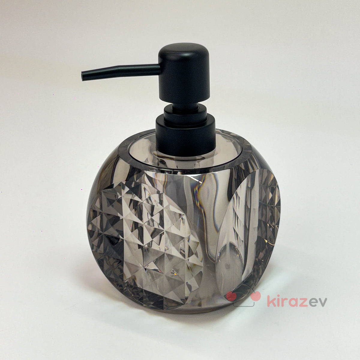 Favorite Akrilik Sıvı Sabunluk Şeffaf Siyah