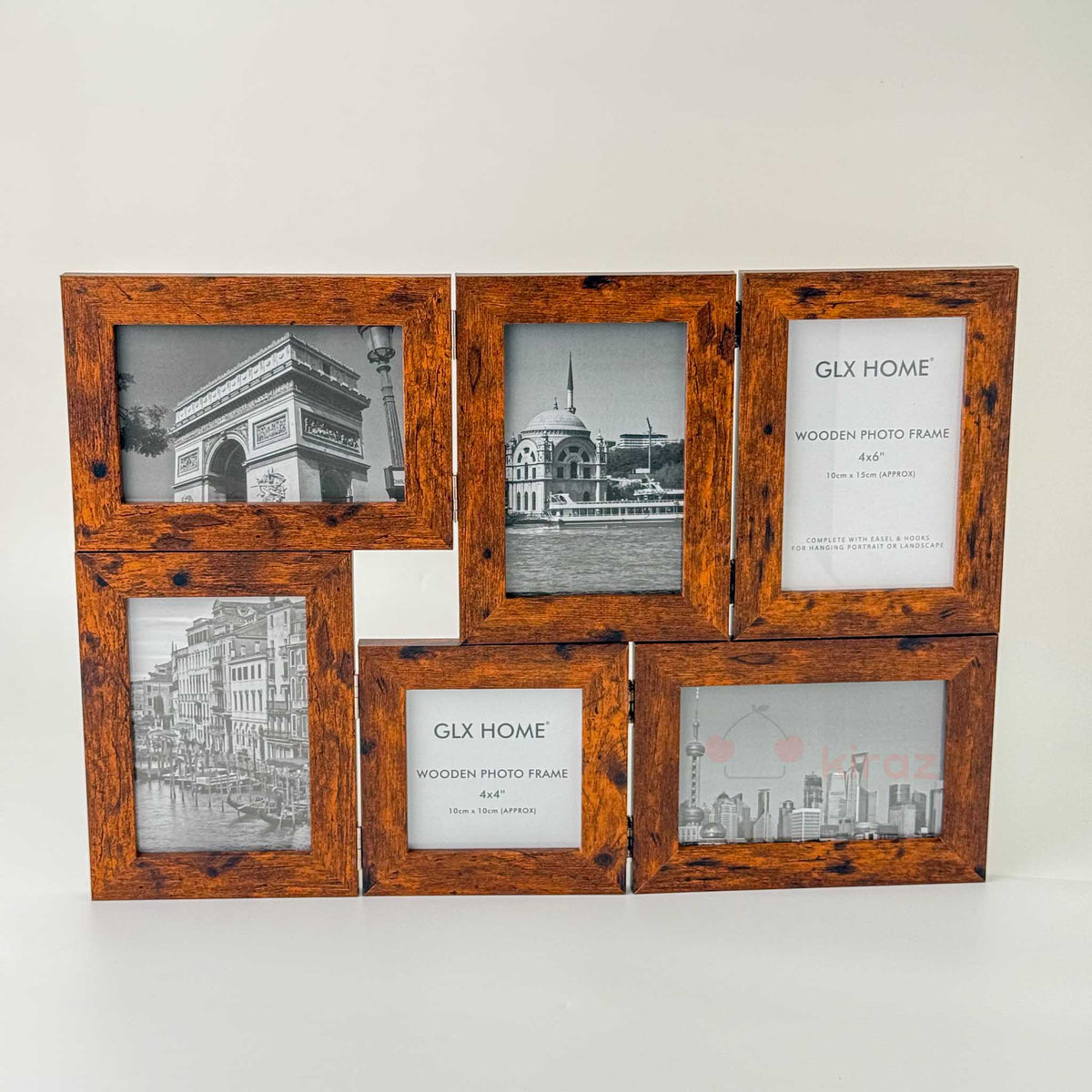 Galaxy 6’lı Ahşap Fotoğraf Çerçevesi