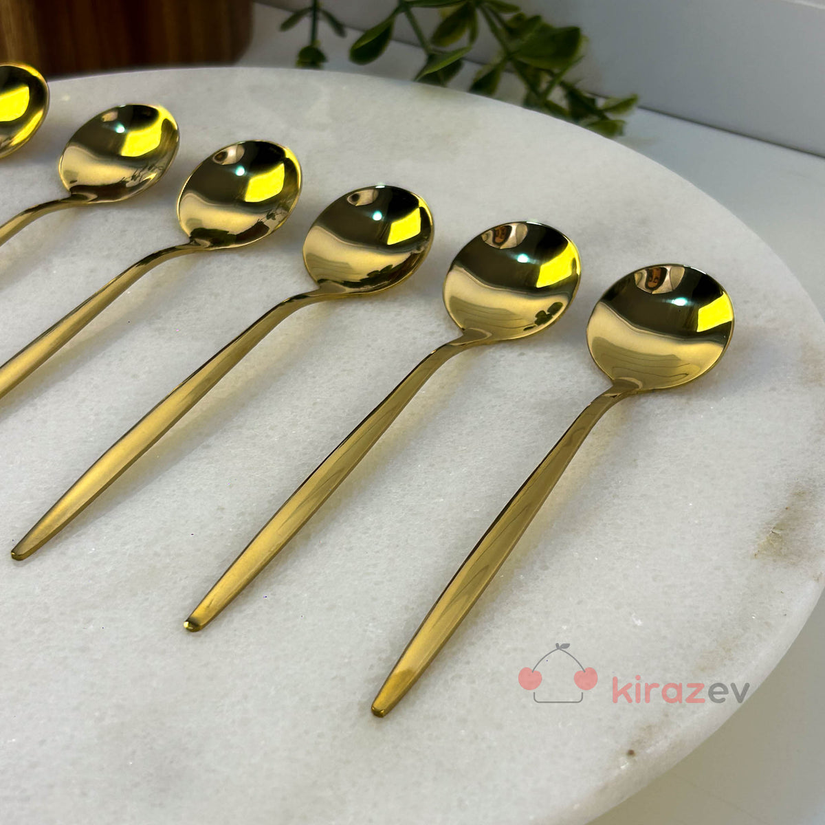 Gold Çay Kaşığı 6’lı Set (13 cm)