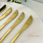 Gold Yemek Bıçağı 6’lı Set (22 cm)