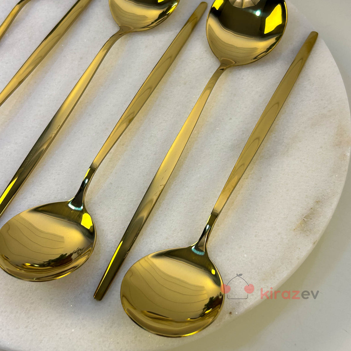 Gold Yemek Kaşığı 6’lı Set (21 cm)