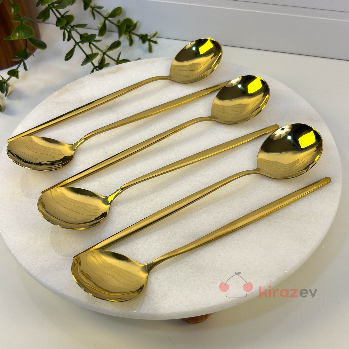 Gold Yemek Kaşığı 6’lı Set (21 cm)