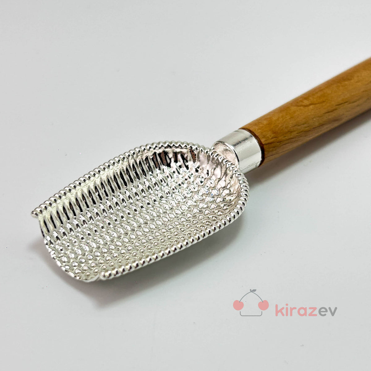Bambu Baharatlık Kaşığı - Gümüş - Kiraz Ev