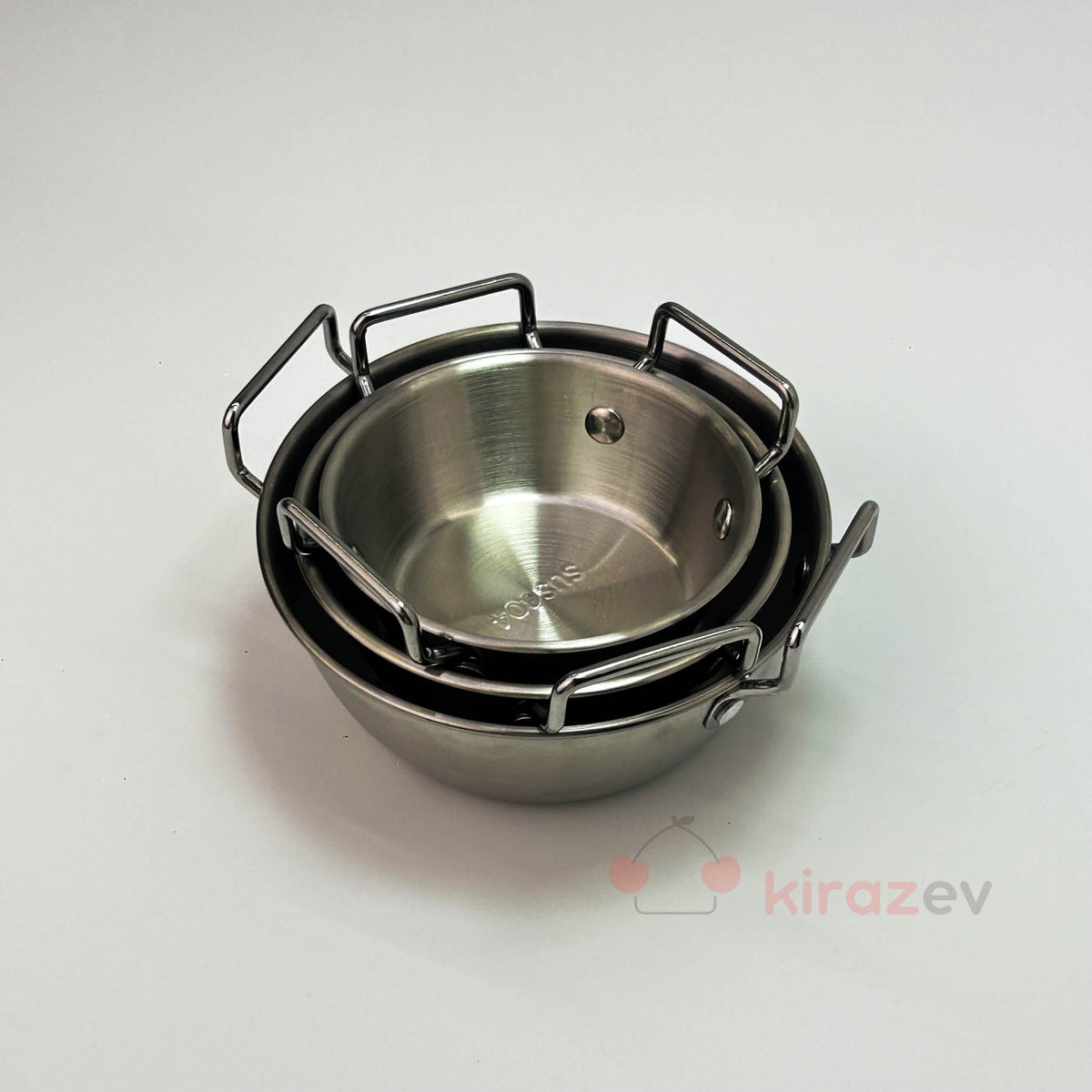 14 cm Gümüş Çelik Sunum Tavası