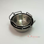 12 cm Gümüş Çelik Sunum Tavası