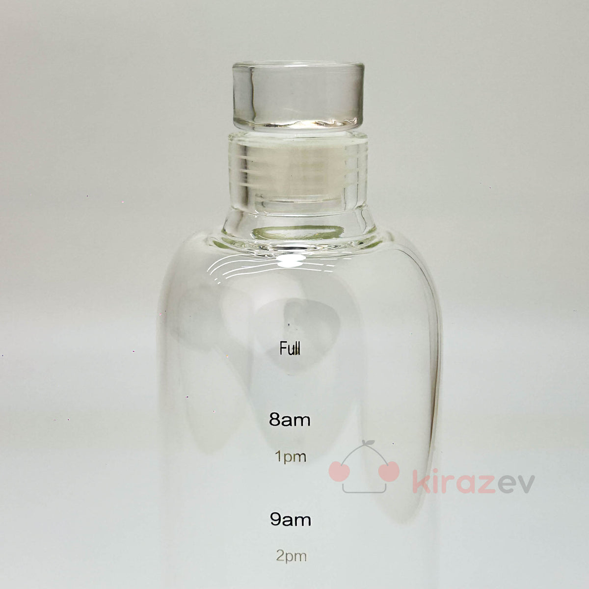 Günlük Takip Çizelgeli Cam Su Şişesi