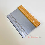 Ahşap Saplı Paslanmaz Çelik Hamur Kesici Spatula