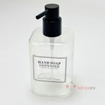 Hand Soap Borosilikat Cam Sıvı Sabunluk – Şeffaf