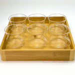 Isıya Dayanıklı Cam Çay Fincanı 6’lı Set – Şeffaf ve Zarif