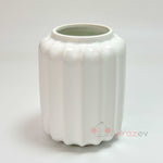 Kısa Çizgili Seramik Vazo