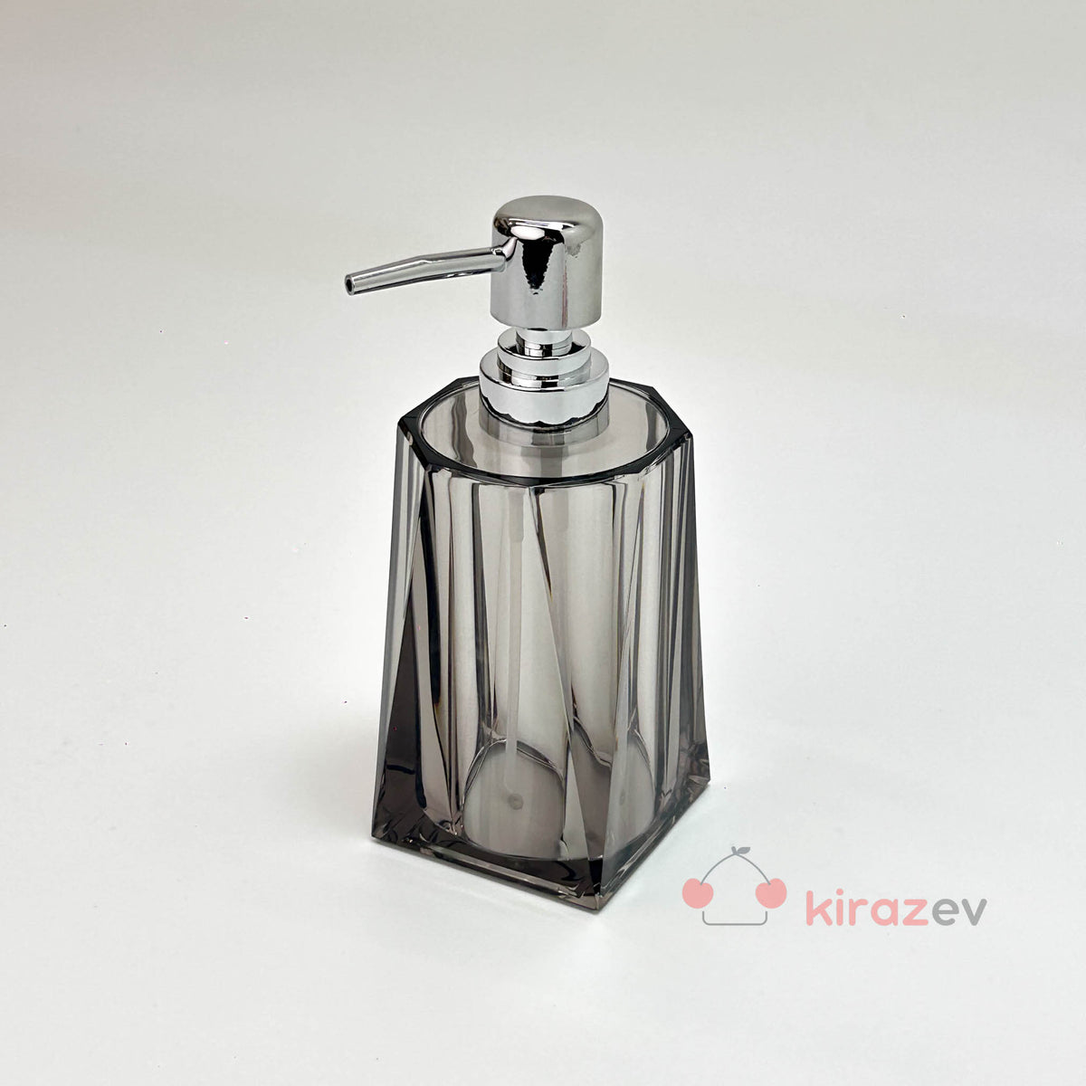 Kristal Sıvı Sabunluk Şeffaf Siyah