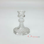 Kristal İşlemeli Cam Şamdan