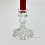 Kristal İşlemeli Cam Şamdan