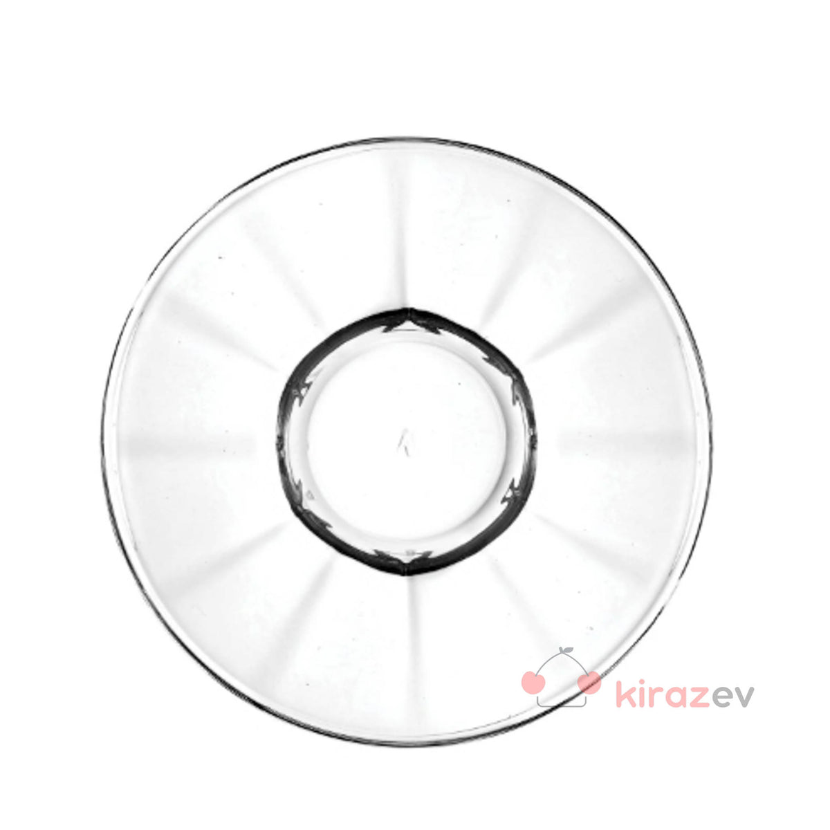 LAV Alya Cam Çay Tabağı 6’lı