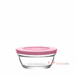 LAV Master 4’lü Renkli Kapaklı Cam Saklama Kabı Seti