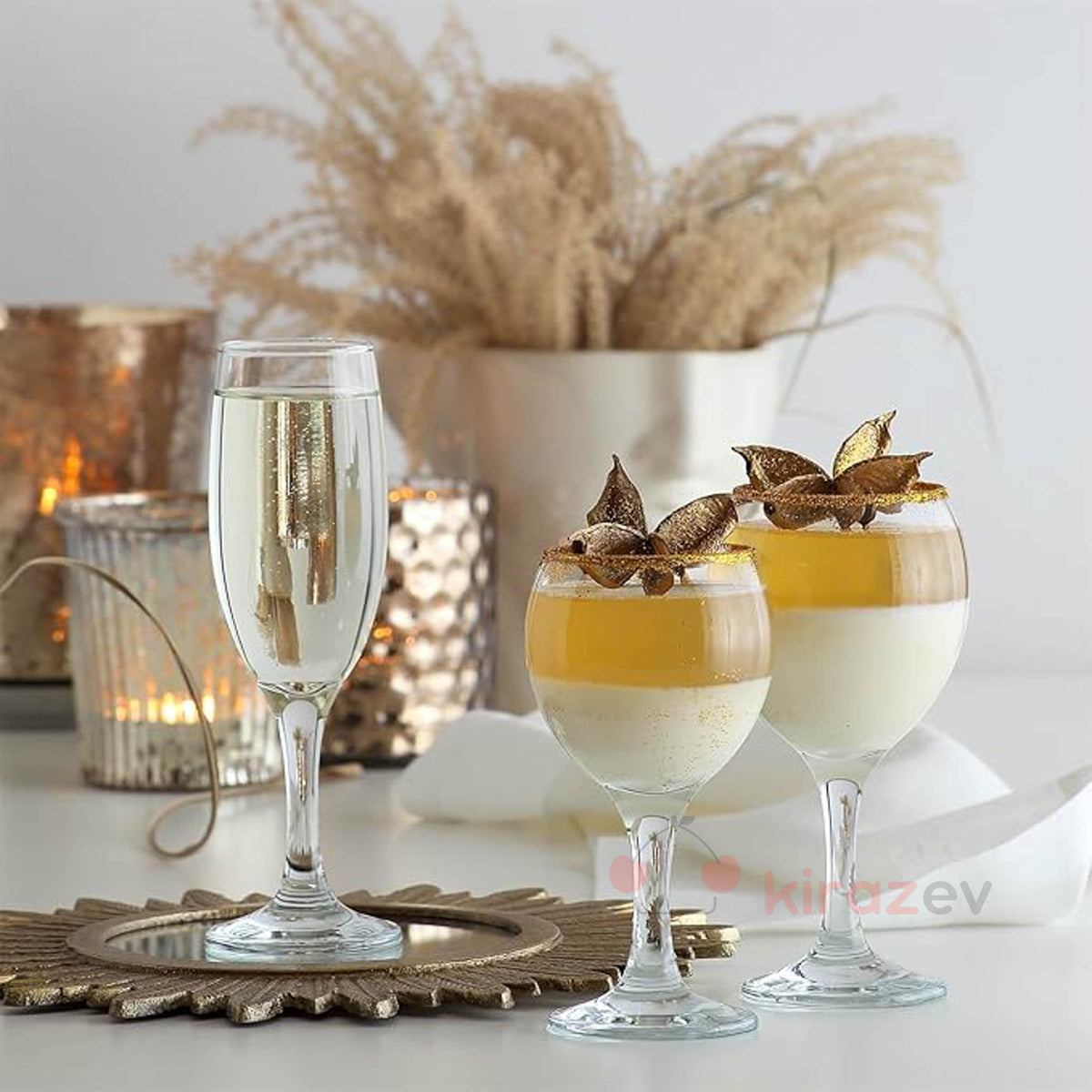 LAV Misket Şarap Kadehi 210 cc – 6’lı Set