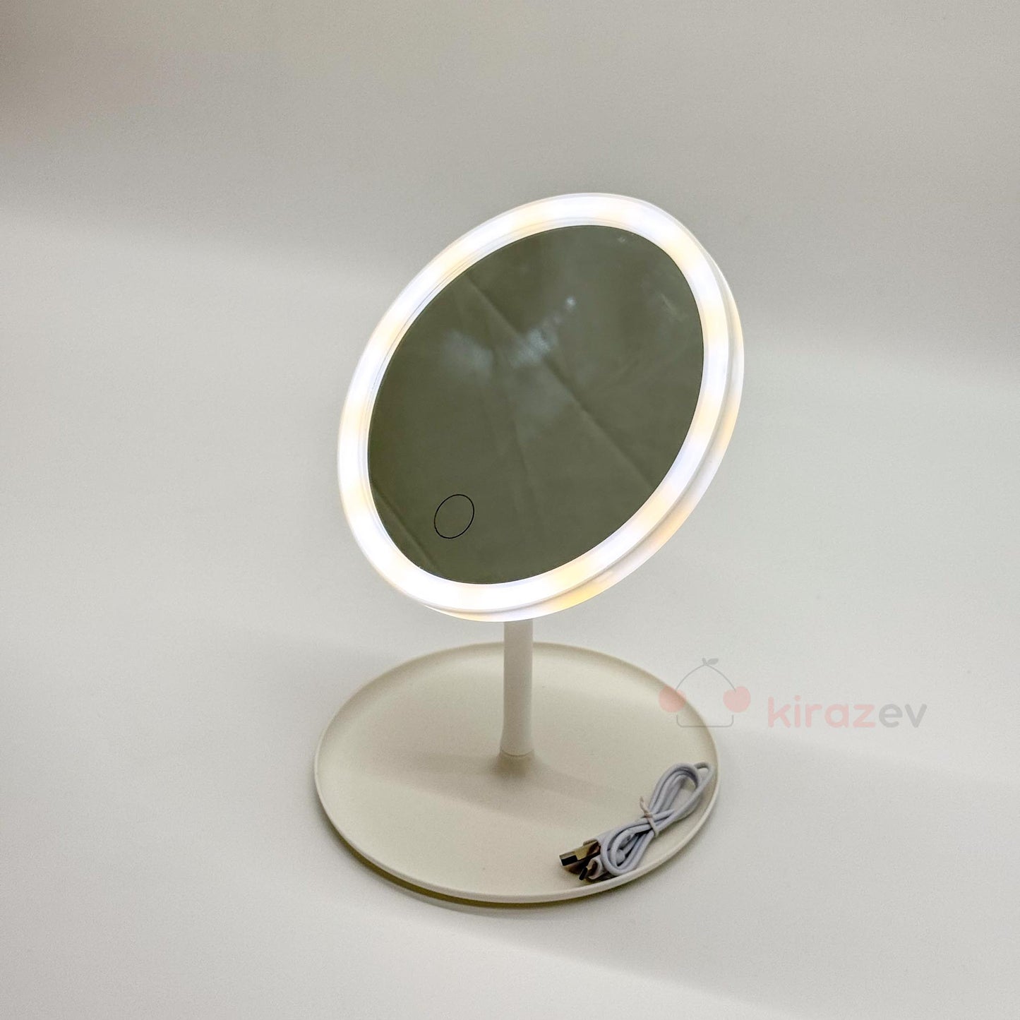 Led Işıklı Makyaj Aynası Beyaz