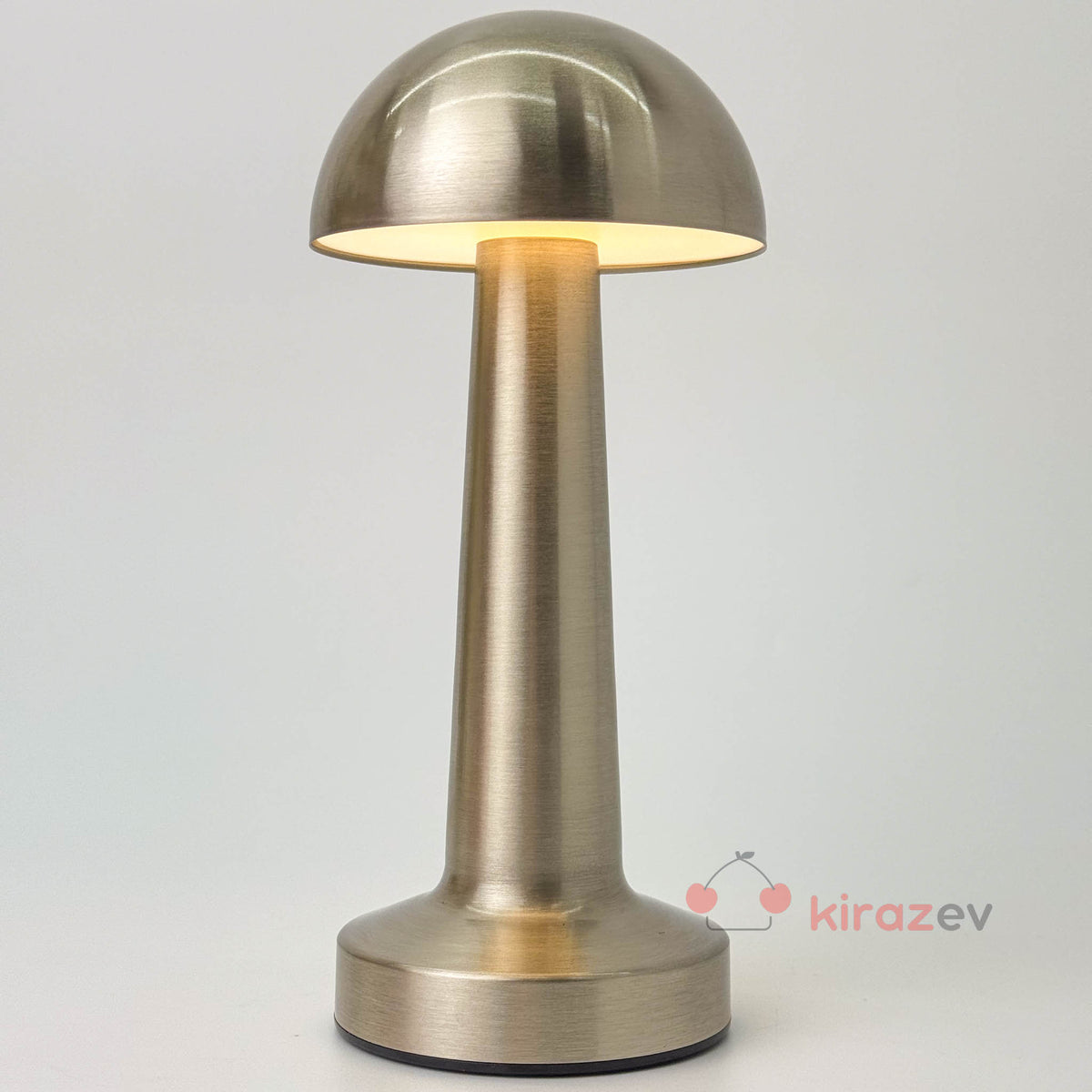 Dokunmatik 3 Modlu Şarjlı Mantar Lamba Gümüş