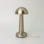 Dokunmatik 3 Modlu Şarjlı Mantar Lamba Gümüş