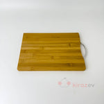 Metal Kulplu Bambu Kesim Panosu