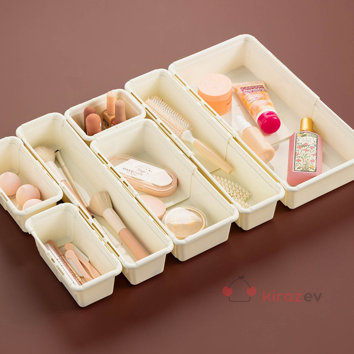 Katlanır Organizer Mini Boy – Çekmece ve Makyaj Düzenleyici Kutu