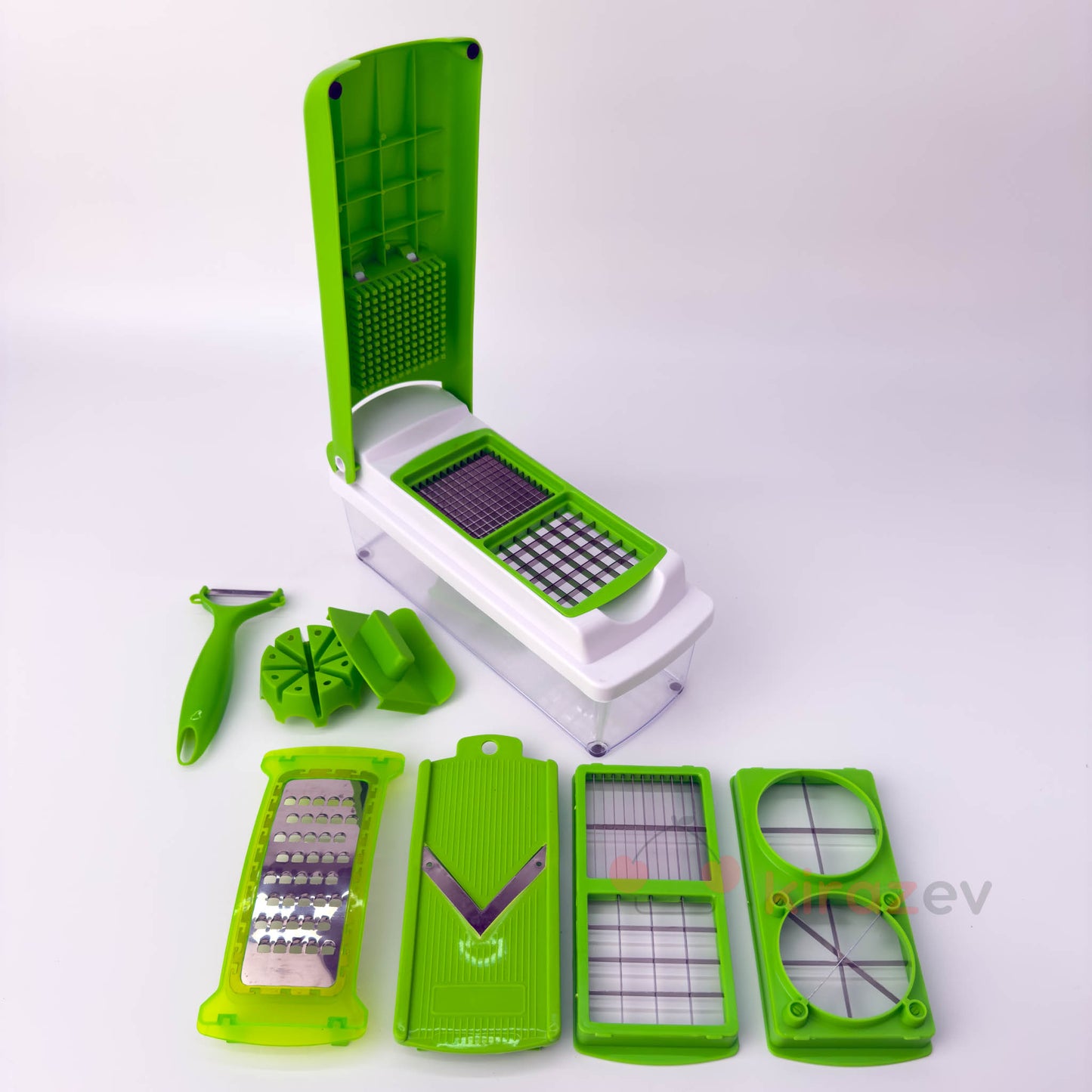 Nicer Dicer Sebze Doğrayıcı Set – 10 Parça Pratik Rende