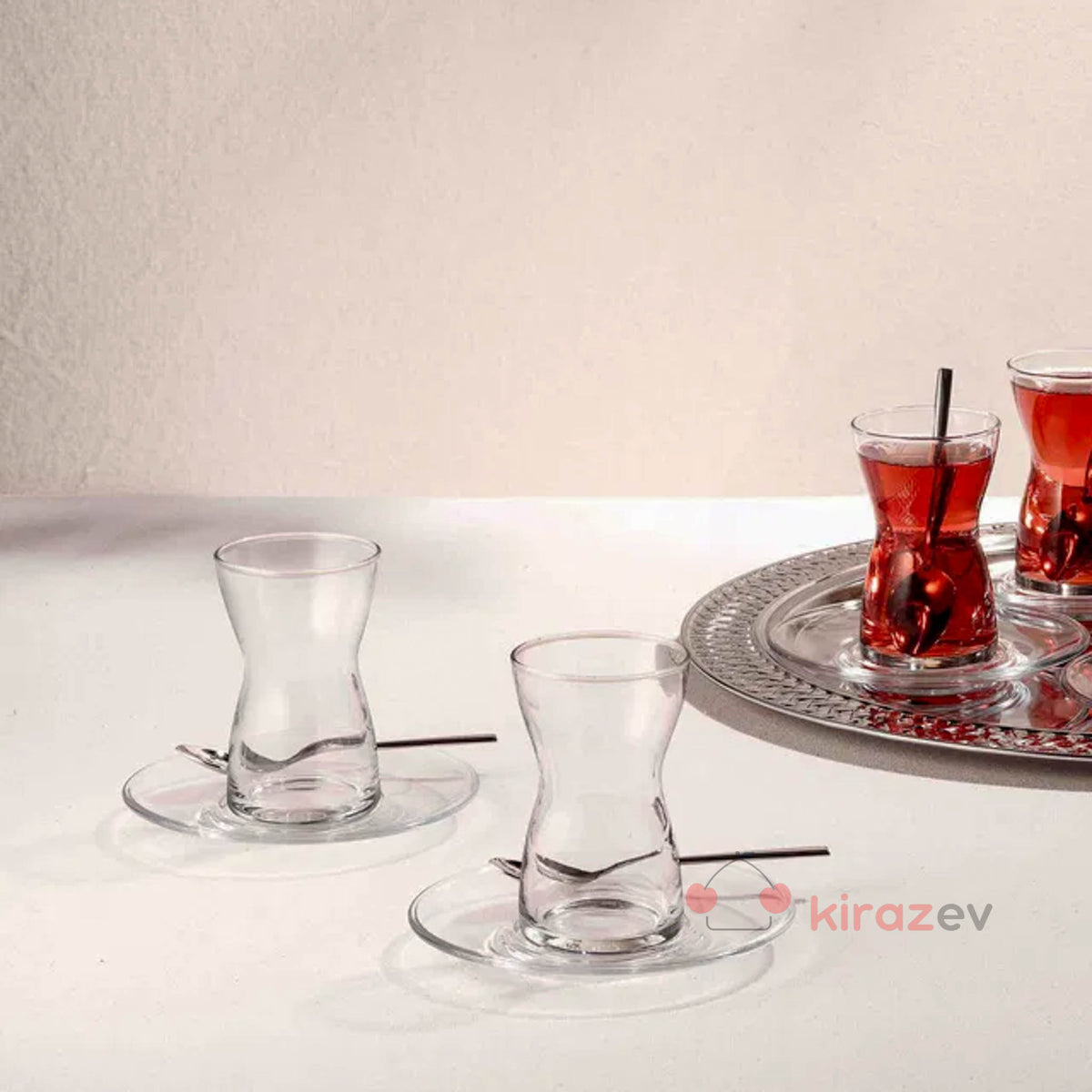 Paşabahçe Irmak Çay Bardağı – 6'lı Set - Kiraz Ev