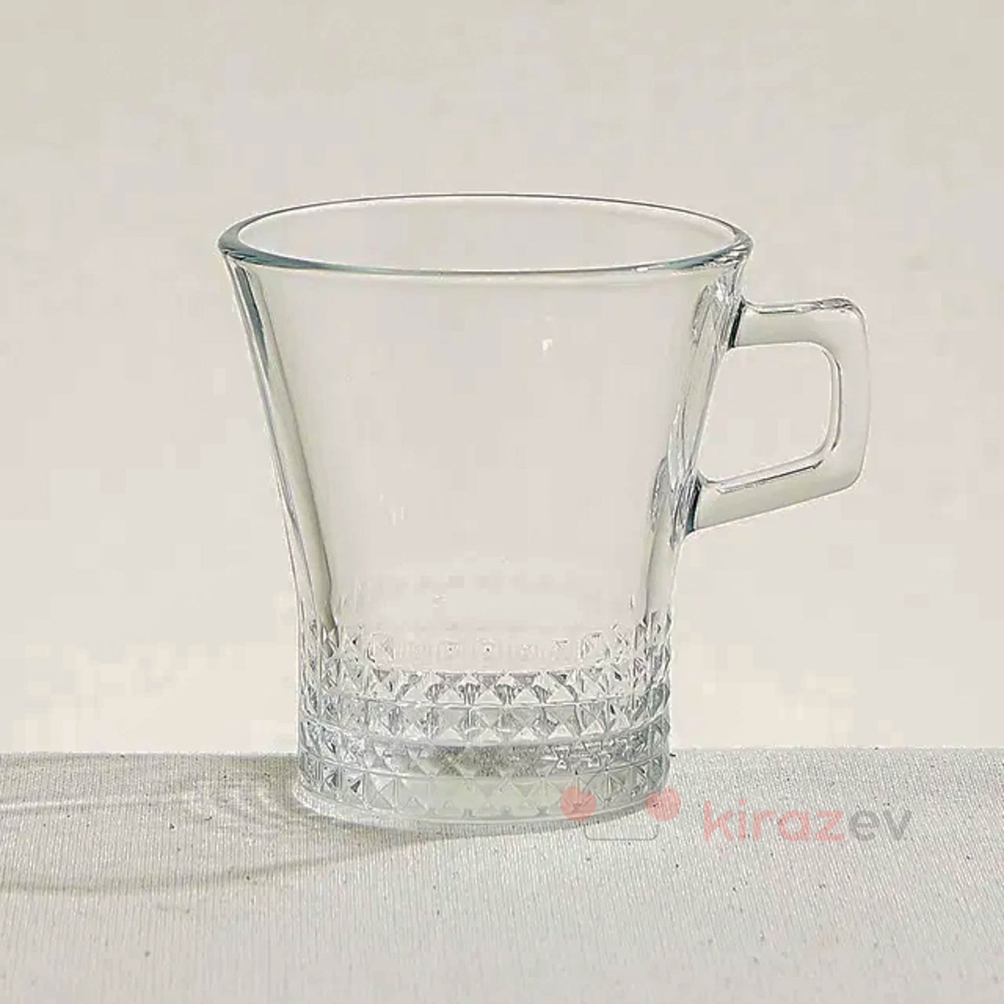 Paşabahçe Kuvars Kupa – 6'lı Cam Çay Bardağı