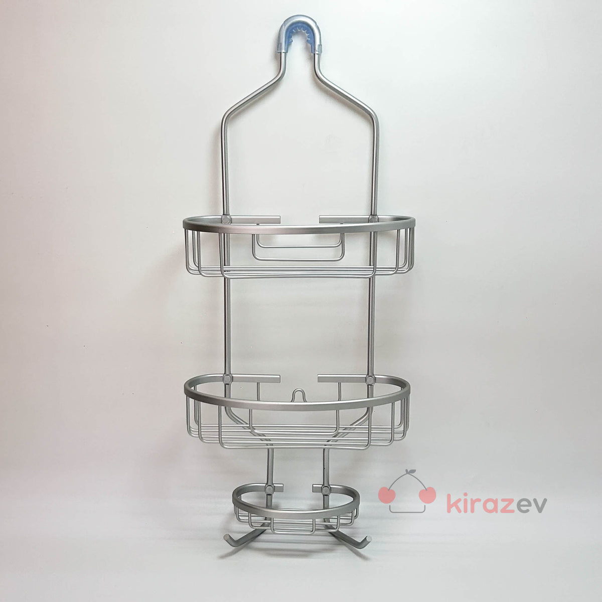 Paslanmaz Alüminyum Banyo Rafı – 3 Katlı Askılı Organizer