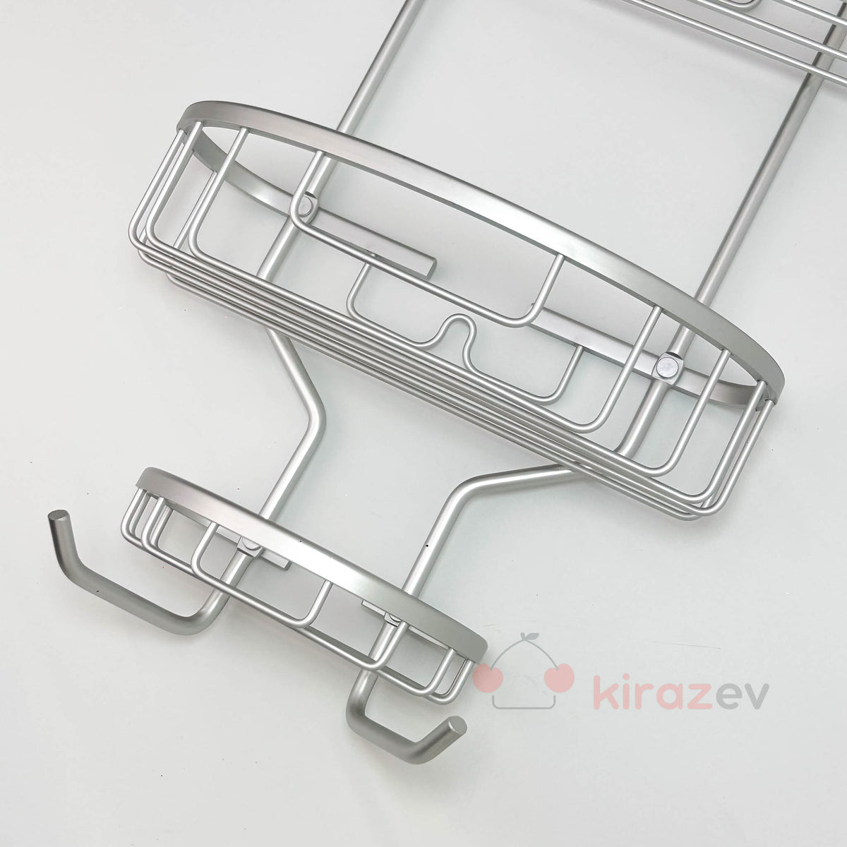 Paslanmaz Alüminyum Banyo Rafı – 3 Katlı Askılı Organizer