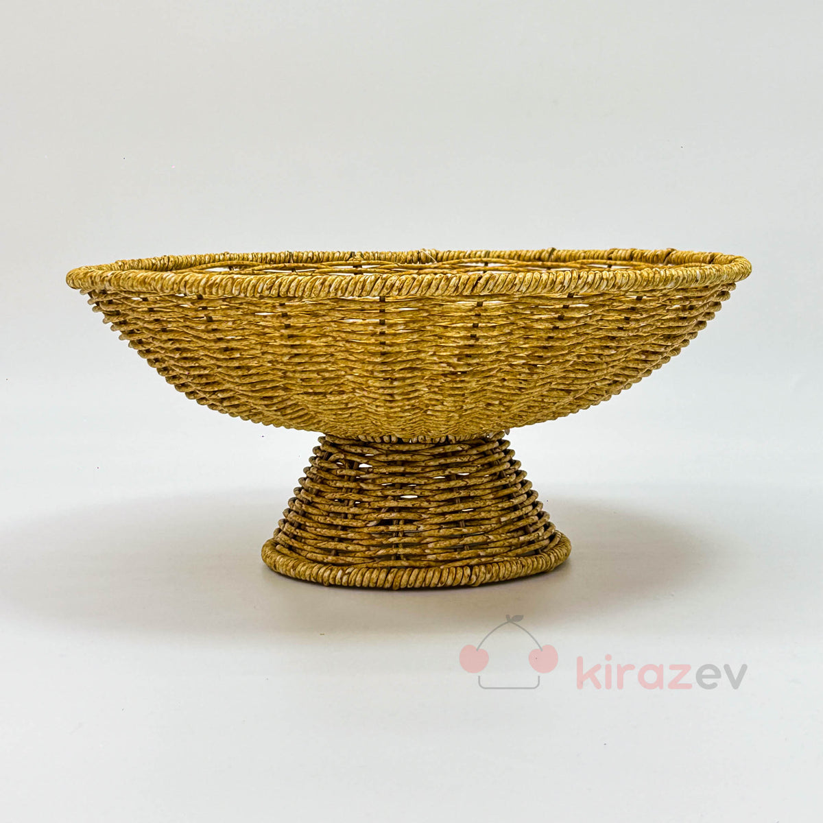 Rattan Ayaklı Yuvarlak Meyvelik