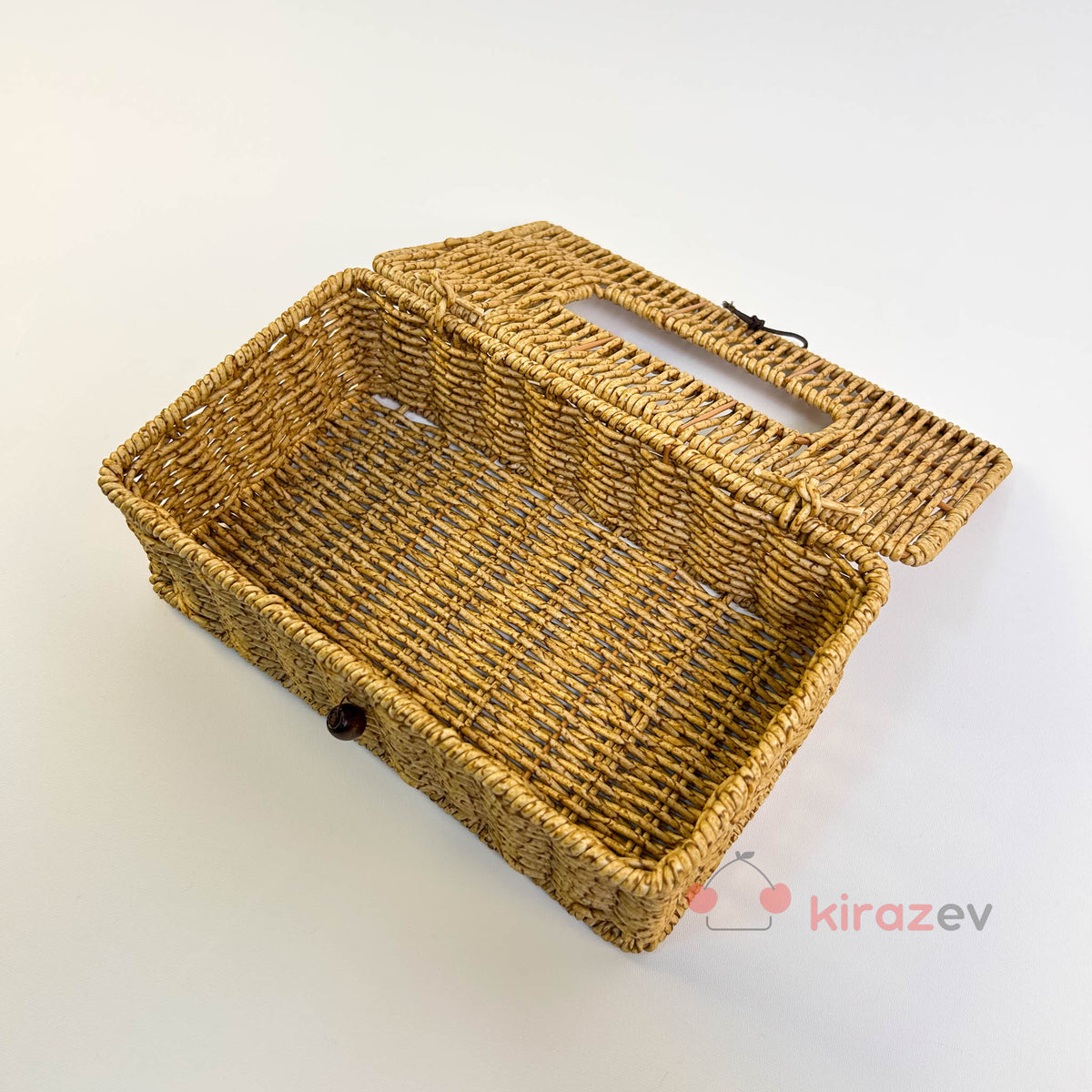 Rattan Dikdörtgen Kapaklı Peçetelik