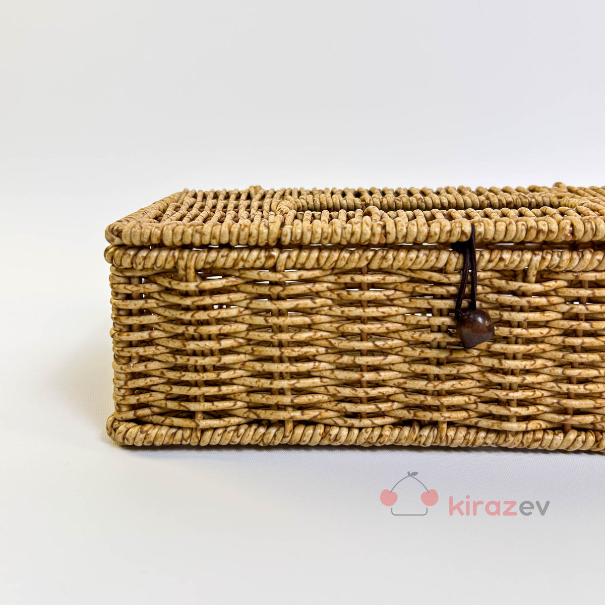 Rattan Dikdörtgen Kapaklı Peçetelik