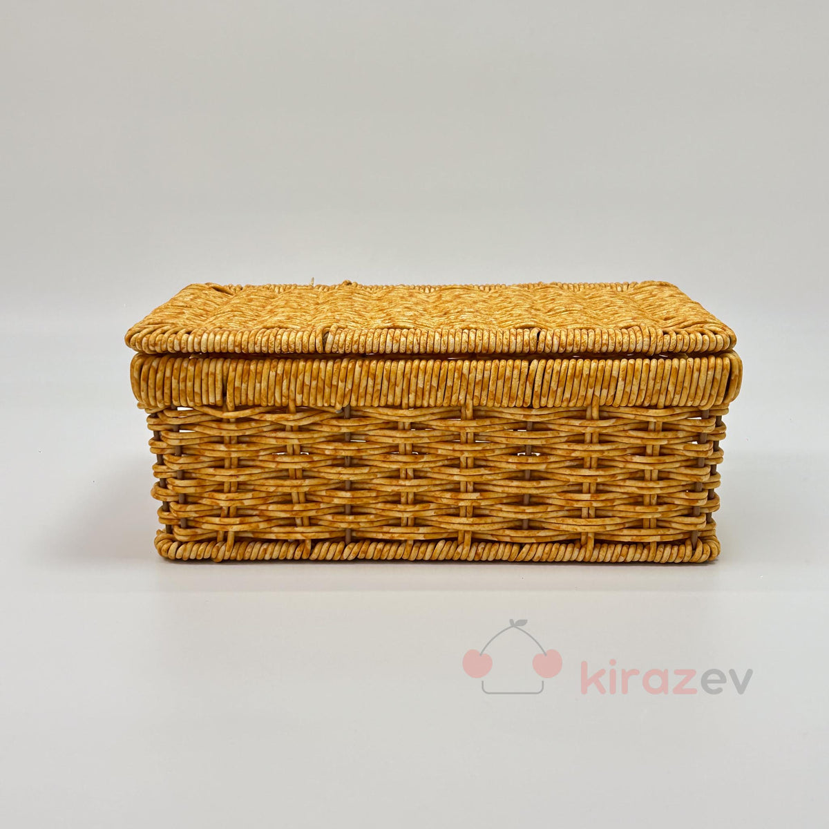 Rattan Açık Ton Saklama Kutu - 3'lü Set
