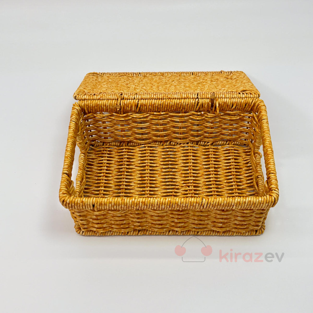 Rattan Açık Ton Saklama Kutu - Küçük Boy