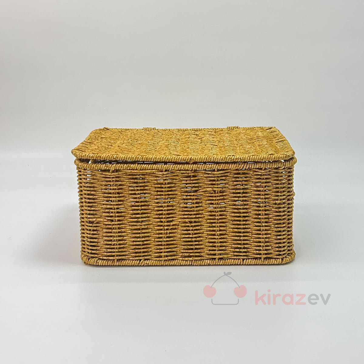 Rattan Kapaklı Kutu - Küçük Boy Saklama