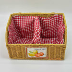 Rattan Bölmeli Patates Soğanlık Dikdörtgen