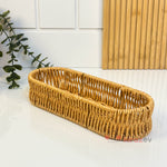 Rattan Uzun Organizer Sepet 25×9 cm