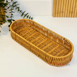 Rattan Uzun Organizer Sepet 31 × 12 cm