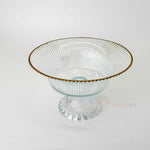 Rays Yaldızlı Ayaklı Servis Kase